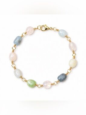 Handmade Morganite Bracelet
